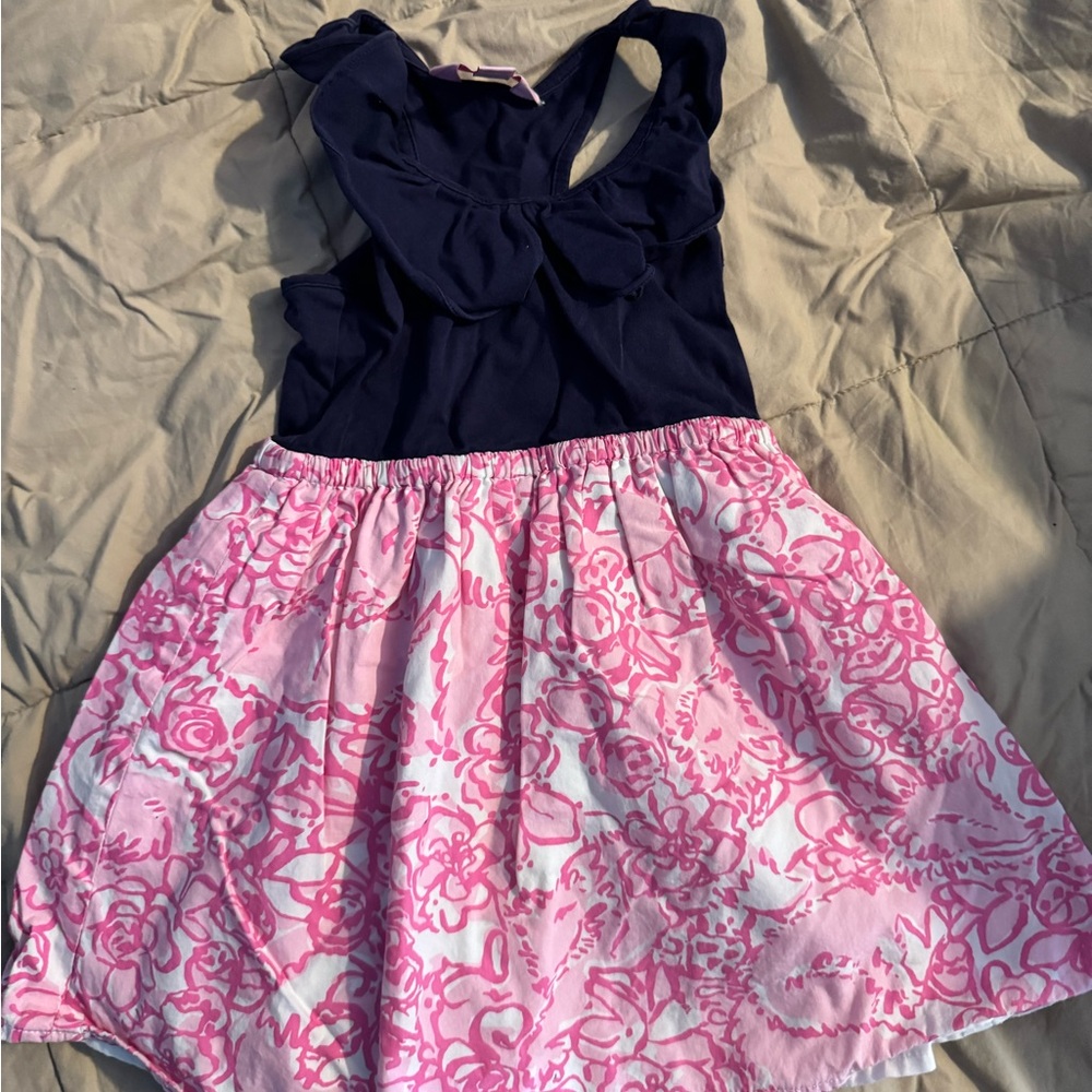 Lilly Pulitzer Blue and Pink Casual Dress